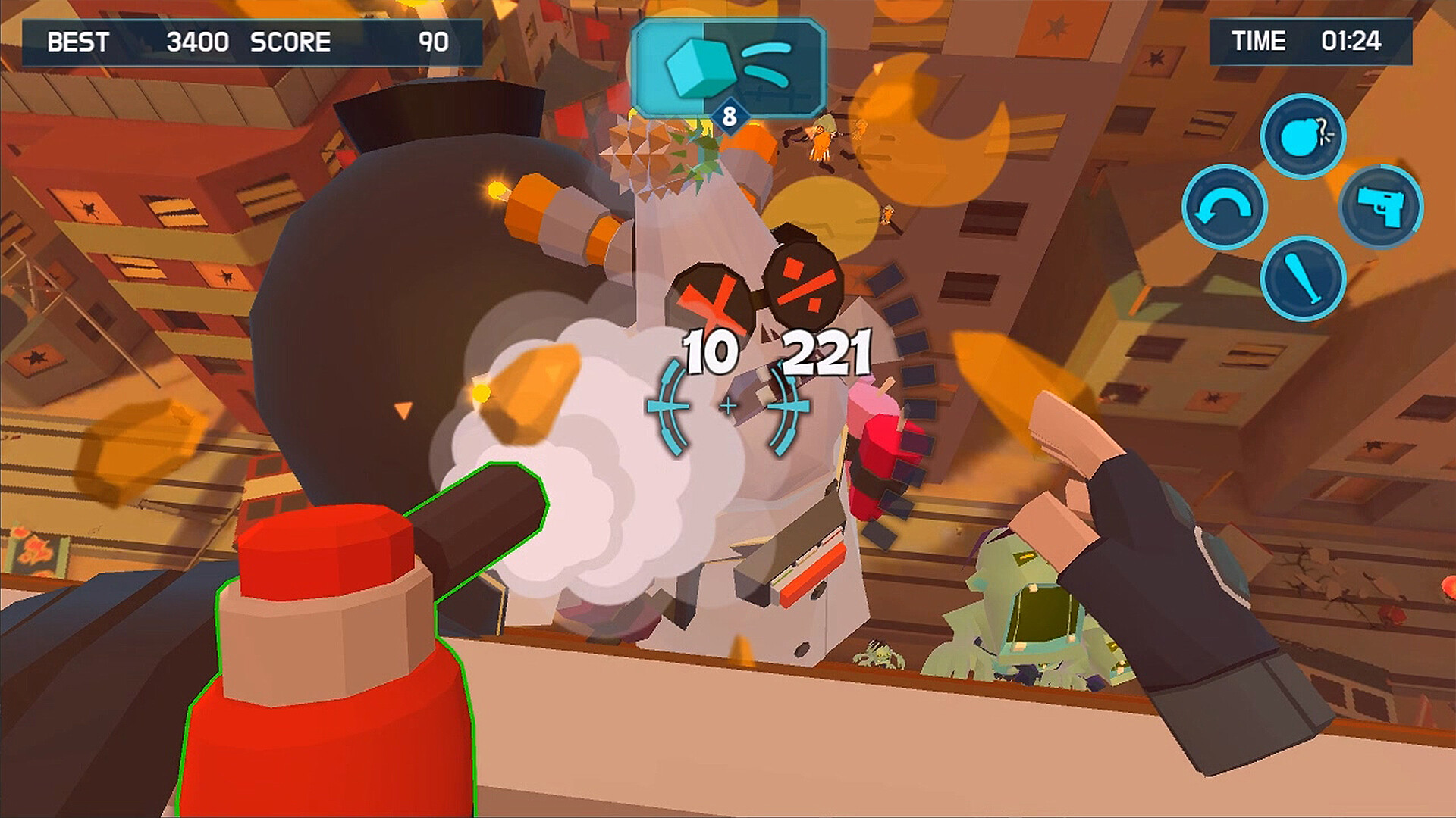 Throw Anything: Zombie Invaders screenshot #5