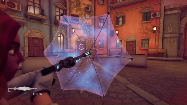 Lady Umbrella game for Linux 1