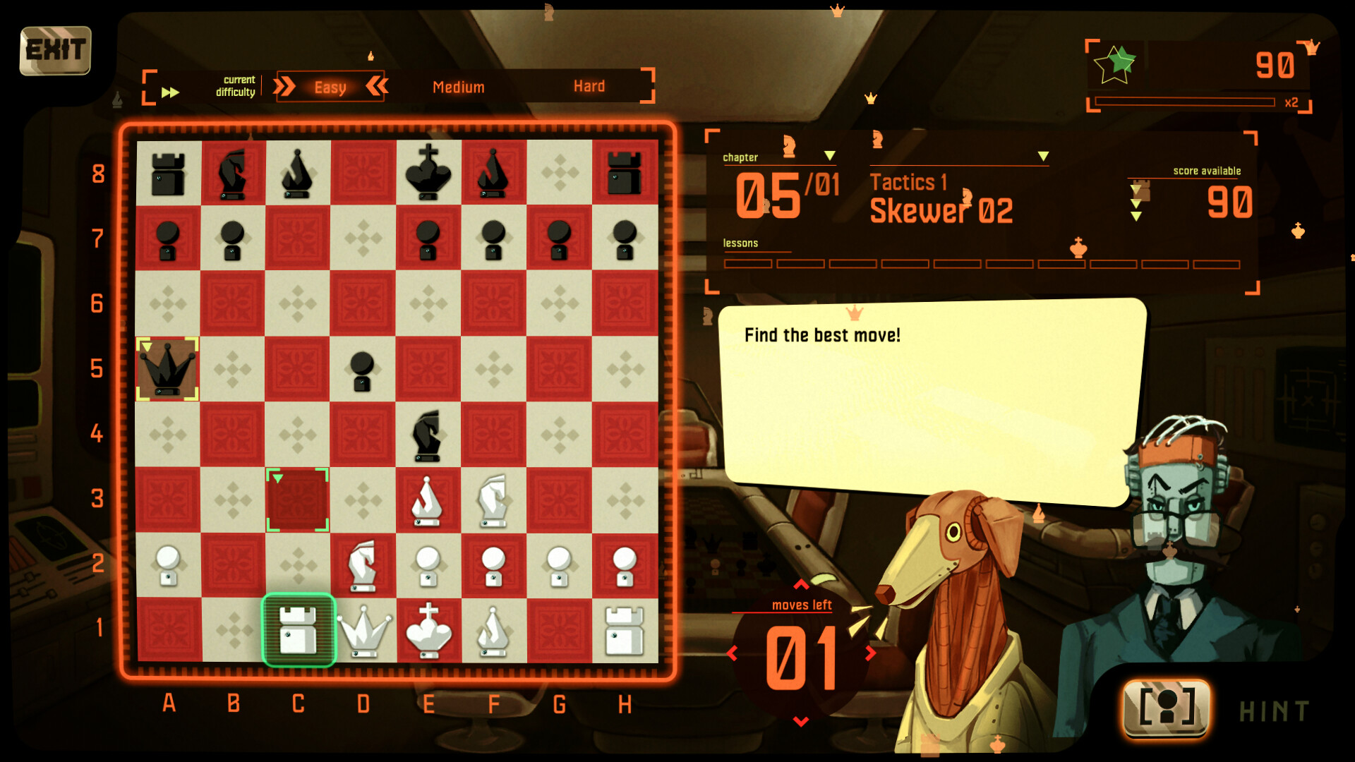 #4. BOT.VINNIK Chess Masters Academy Demo (Steam) بواسطة: Abyssal Studios