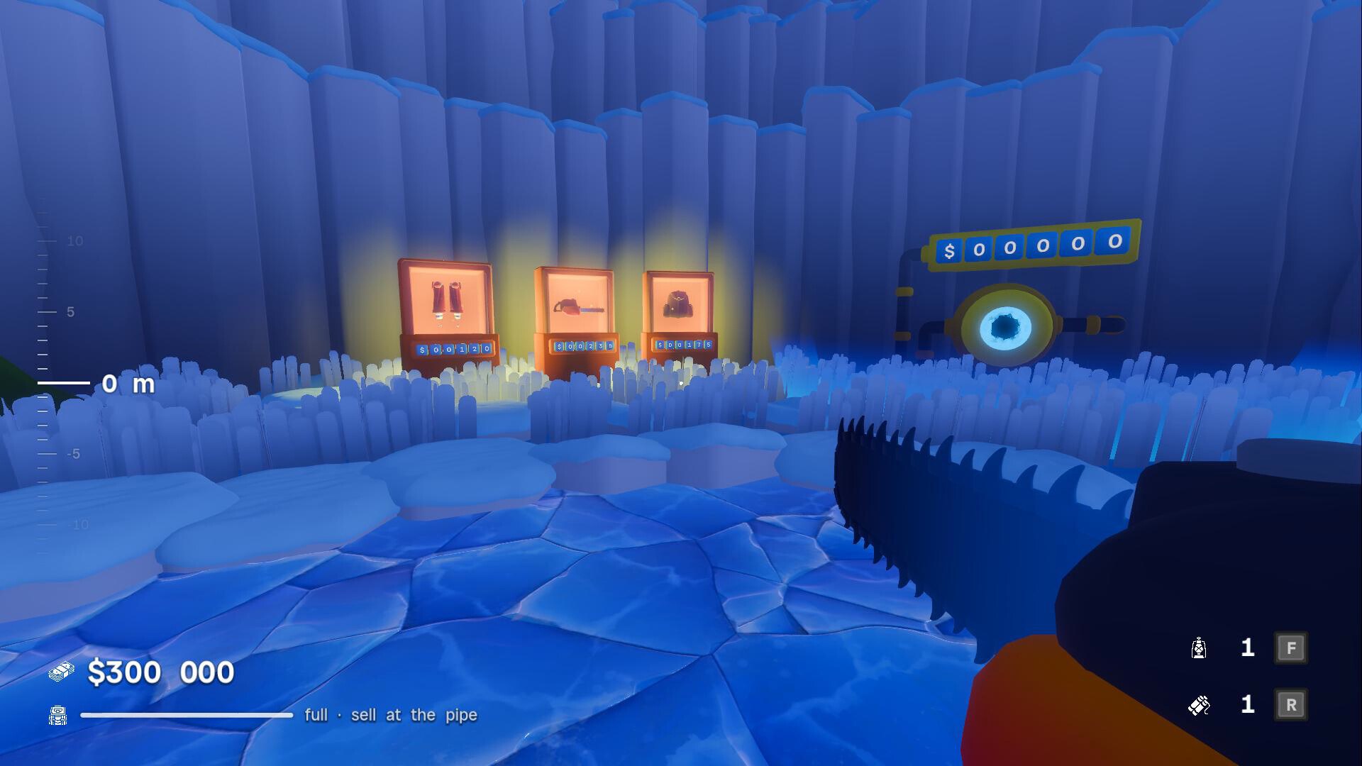 Digging A Hole In Ice With A Chainsawのスクリーンショット 1