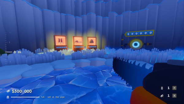 Digging A Hole In Ice With A Chainsaw screenshot 1