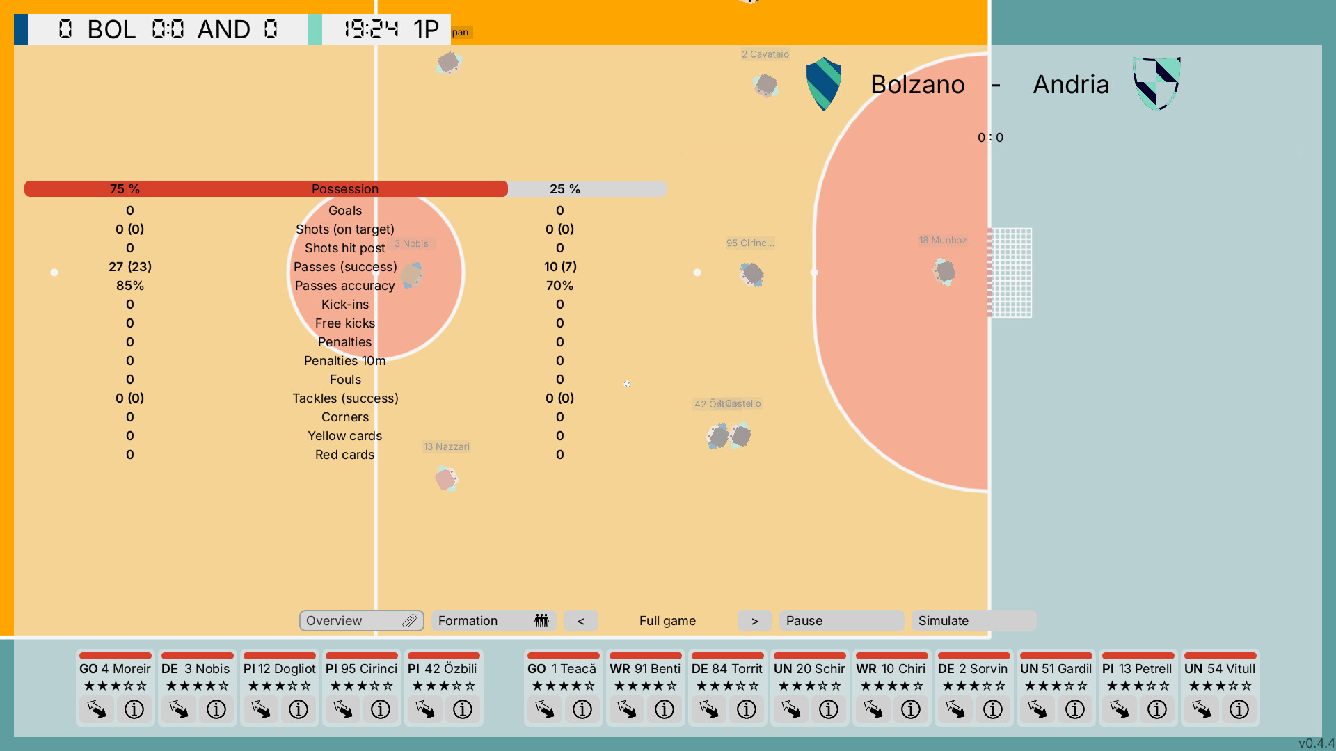 #9. 99Managers Futsal Edition - Public Beta Playtest Demo (Steam) 由: Simon Dalvai