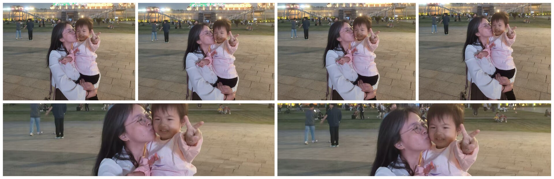 mother's kiss