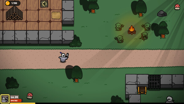 Screenshot of Soul Stream gameplay showing in-action mechanics