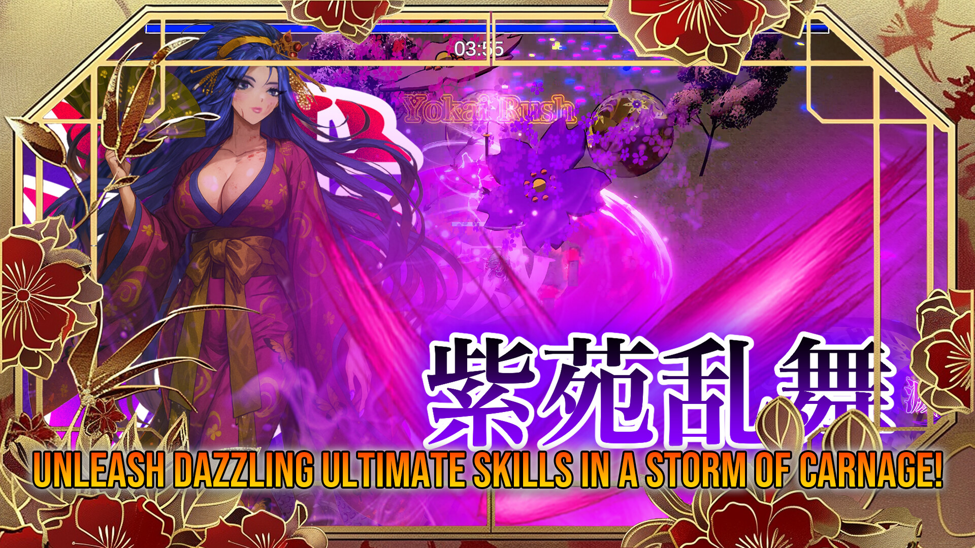 Oiran Survival: Edo Yokai Rush screenshot #4