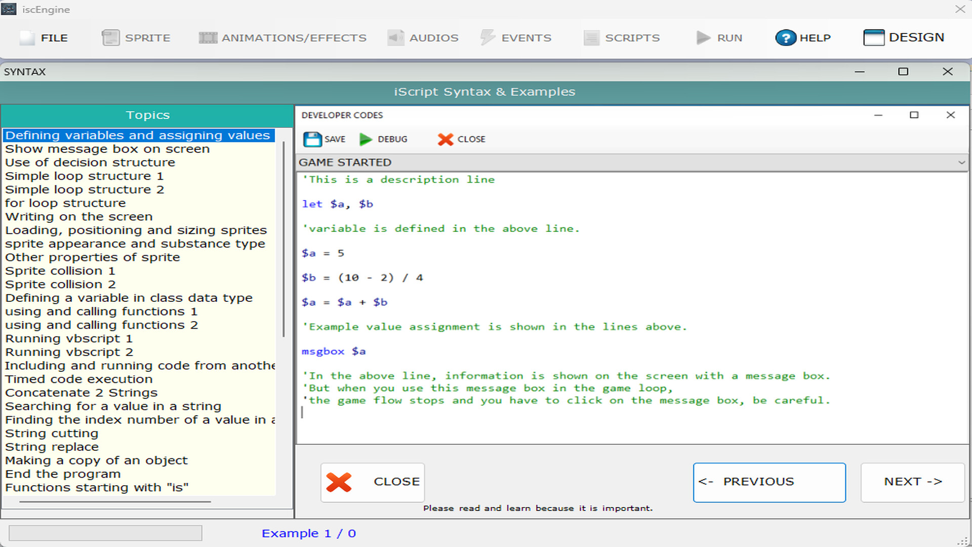Fusion Script Game Studio: iscEngine & JS-Engine screenshot #9