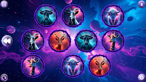 Скриншот из Space Memory: Artiodactyls Скриншот из Space Memory: Artiodactyls