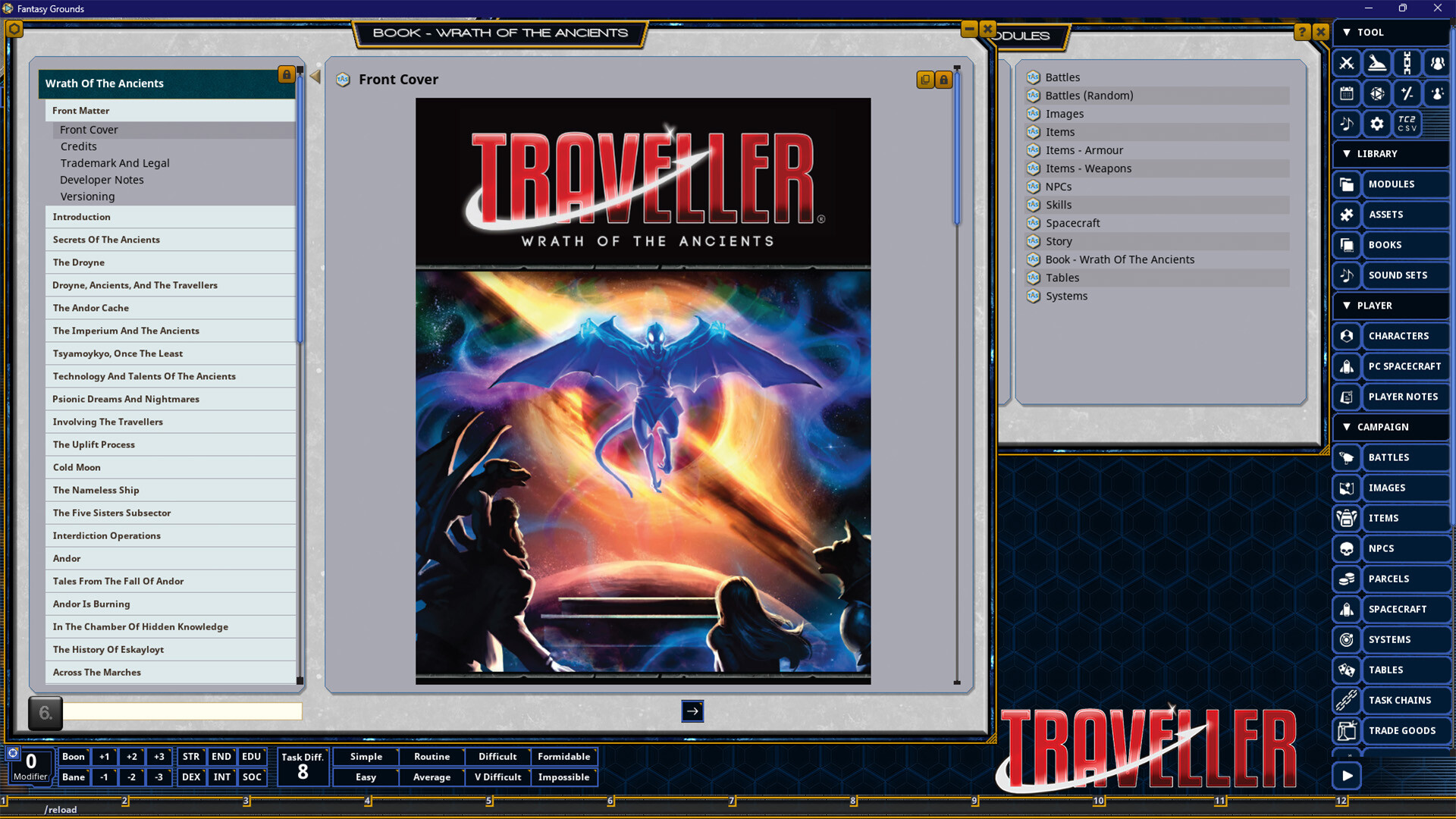 #1. Fantasy Grounds - Traveller - Wrath of the Ancients (Steam) 来自: SmiteWorks USA, LLC