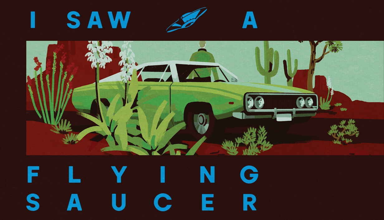 I Saw a Flying Saucer cover art