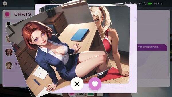 Скриншот из OnlySluts: WAIFU MATCH 