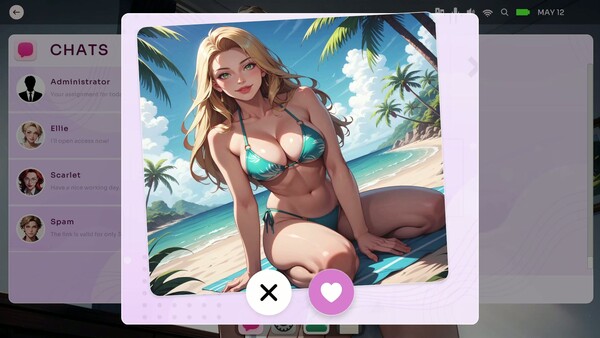 Скриншот из OnlySluts: WAIFU MATCH 