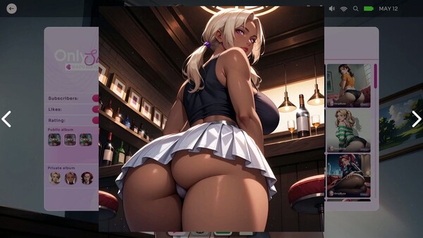 Скриншот из OnlySluts: WAIFU MATCH 