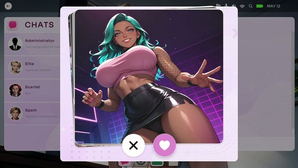 Скриншот из OnlySluts: WAIFU MATCH 