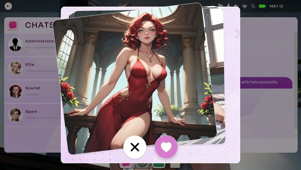 Скриншот из OnlySluts: WAIFU MATCH 