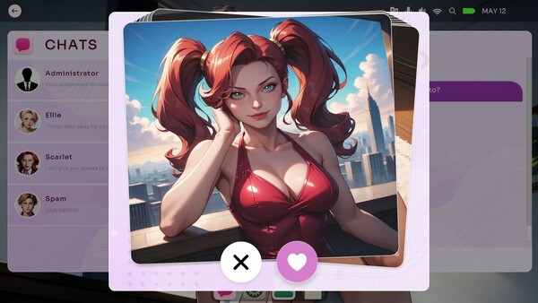 Скриншот из OnlySluts: WAIFU MATCH 