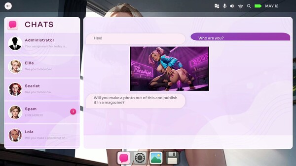 Скриншот из OnlySluts: WAIFU MATCH 