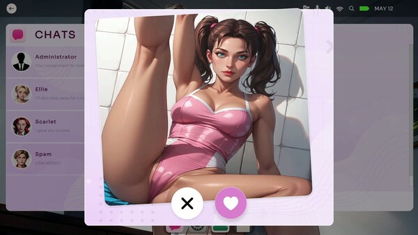 Скриншот из OnlySluts: WAIFU MATCH 