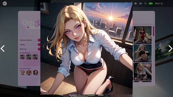 Скриншот из OnlySluts: WAIFU MATCH 