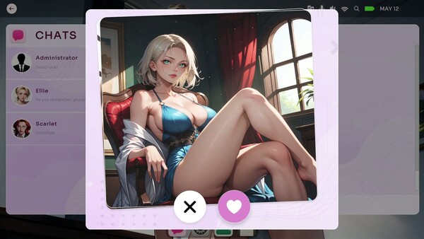 Скриншот из OnlySluts: WAIFU MATCH 