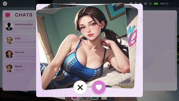 Скриншот из OnlySluts: WAIFU MATCH 