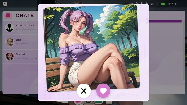 Скриншот из OnlySluts: WAIFU MATCH 