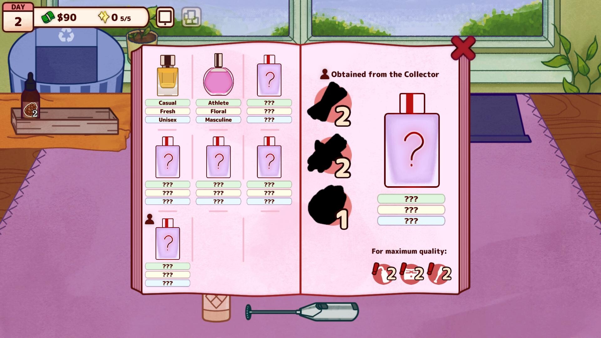 Скриншот игры Perfume Atelier - 7