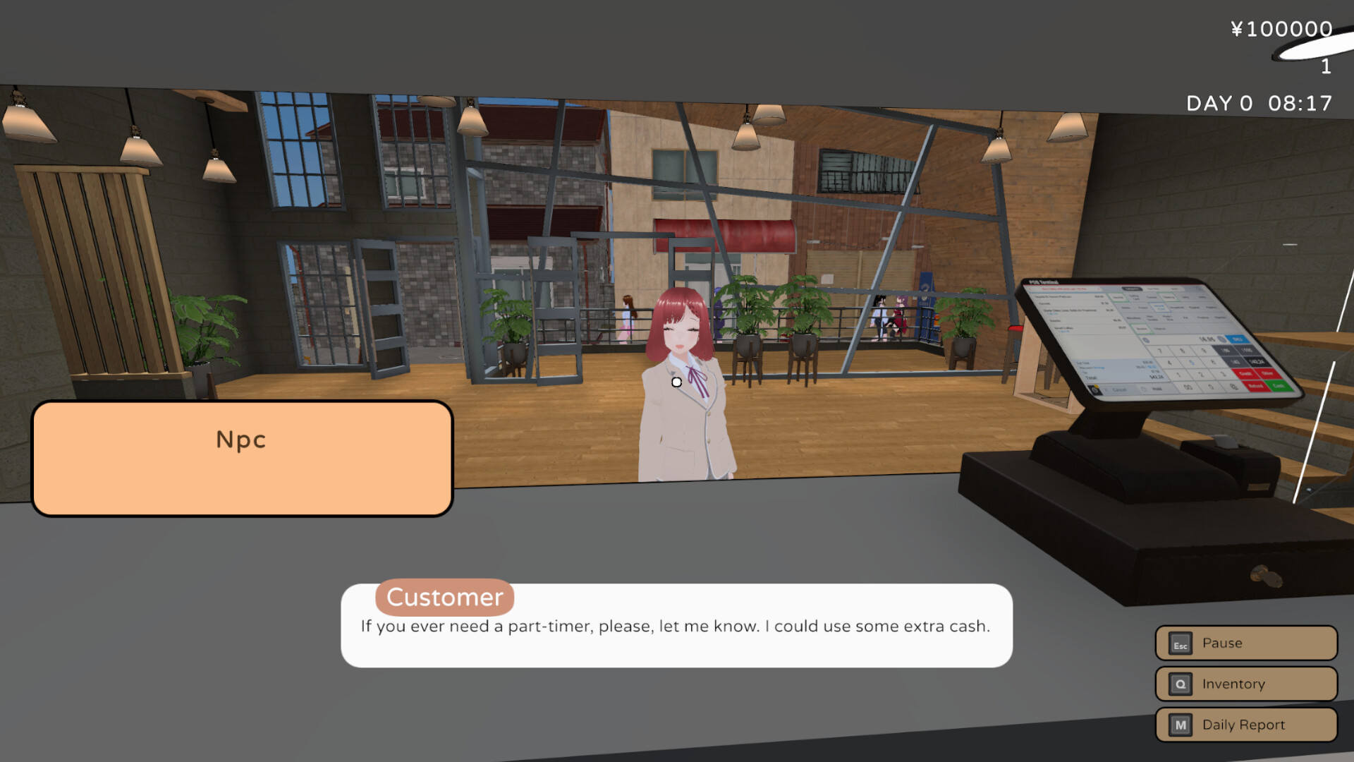 Kissaten Dream - Anime Coffee Shop Simulator!のスクリーンショット 1