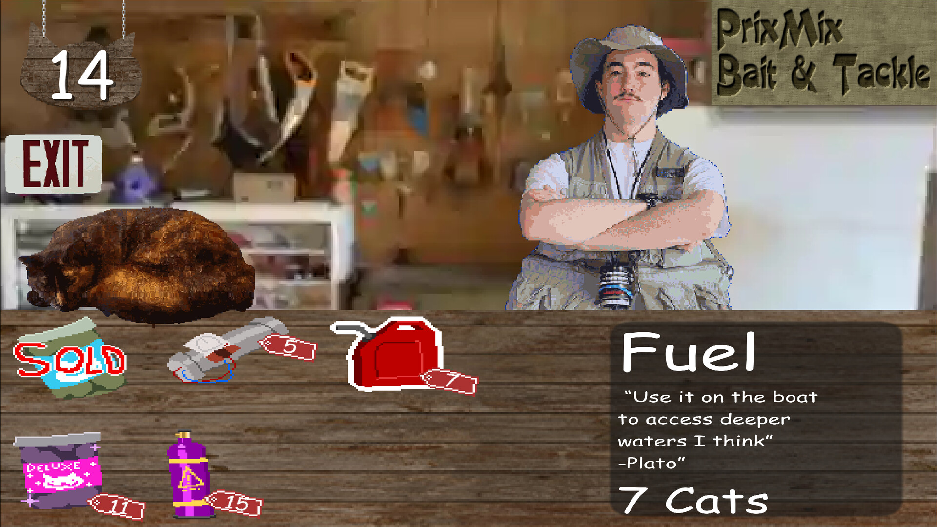 Fishing at the Lake Full of Cats screenshot #3