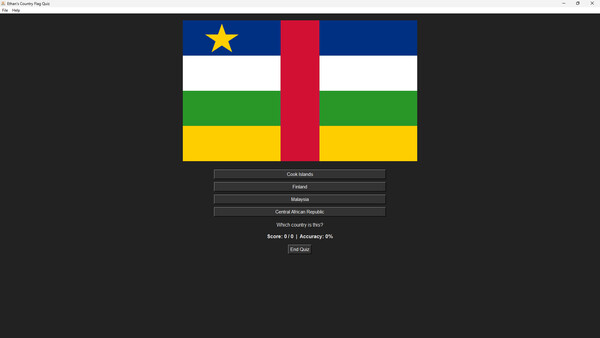 Скриншот из Ethan's Flag Quiz Game