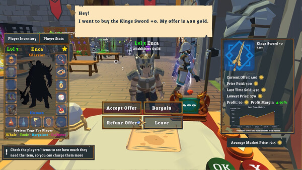 Screenshot 3 of MMORPG NPC Simulator - more gameplay footage