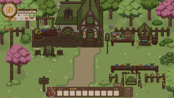 Screenshot of 小小魔药 Little Potion gameplay showing in-action mechanics