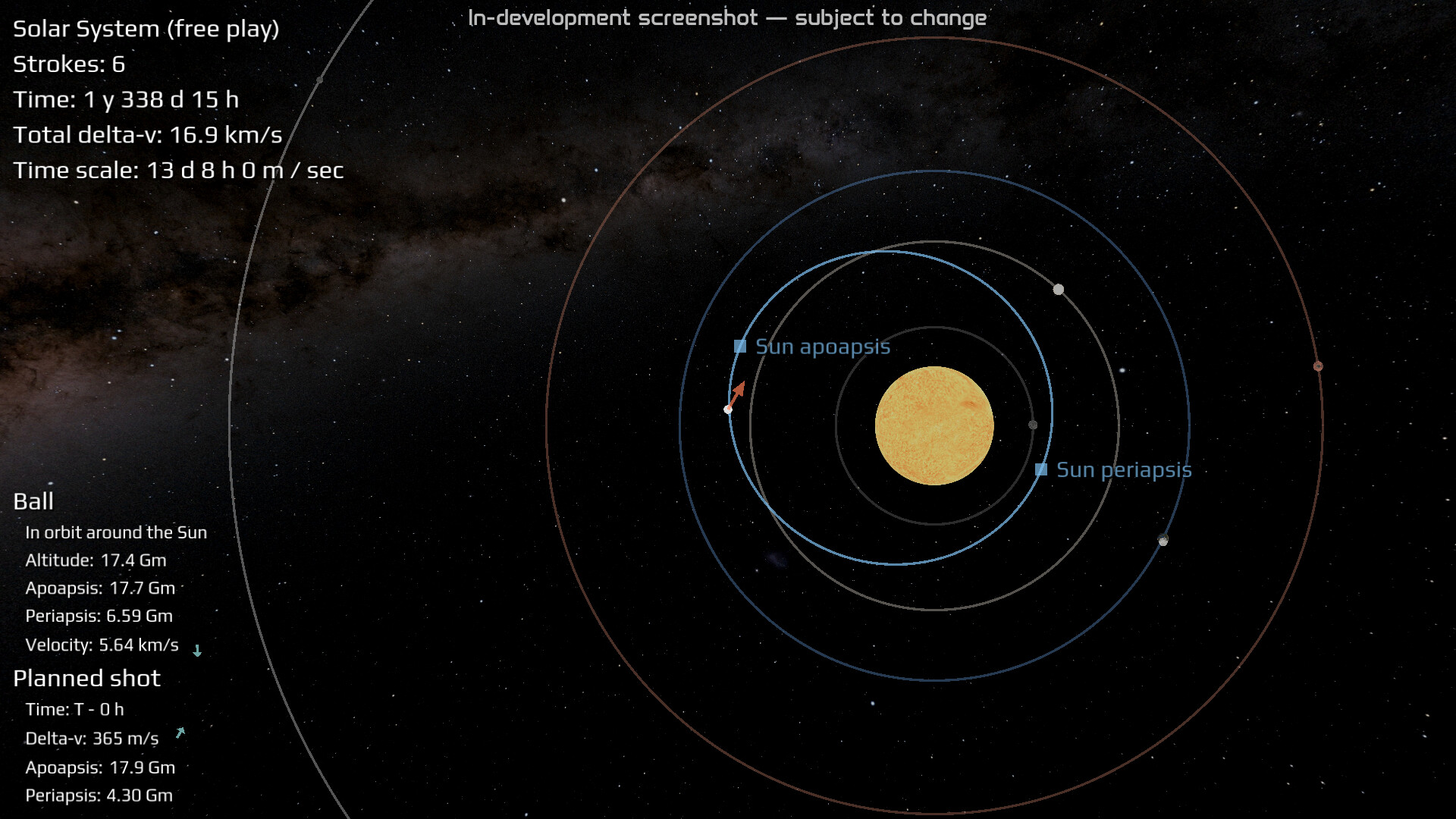 Celestial Golf screenshot #4