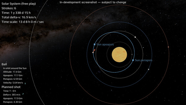 Celestial Golf screenshot 4