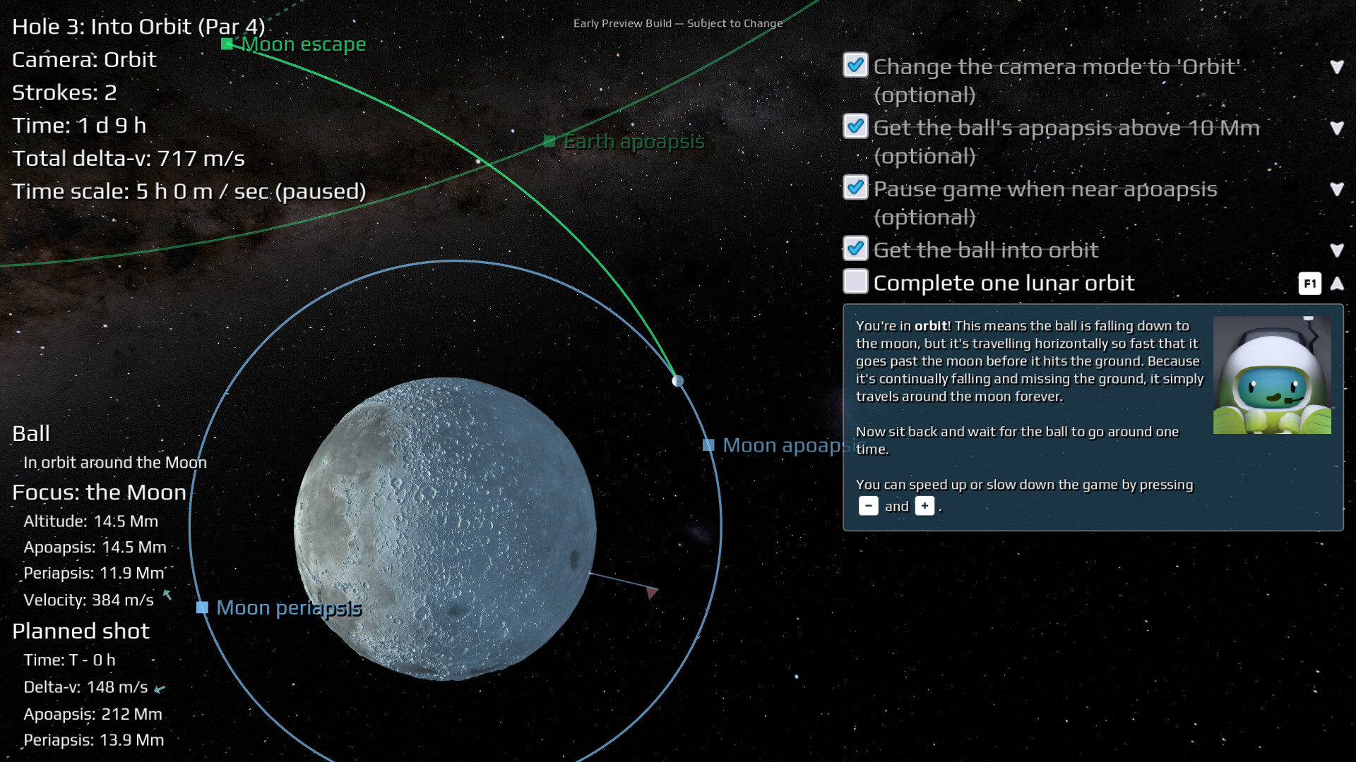 Celestial Golf screenshot #2