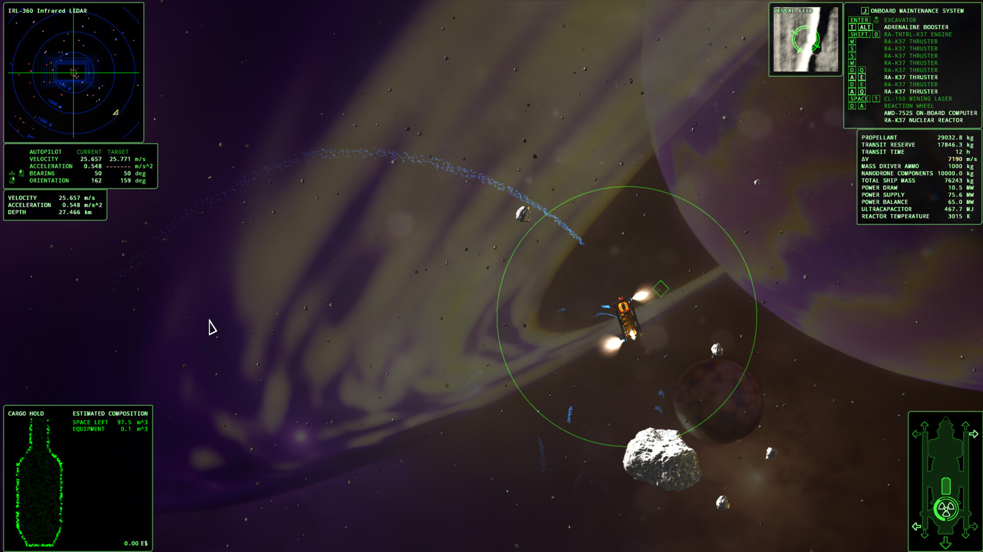 ΔV: Rings of Saturn - Asteroid Opera Featured Screenshot #1