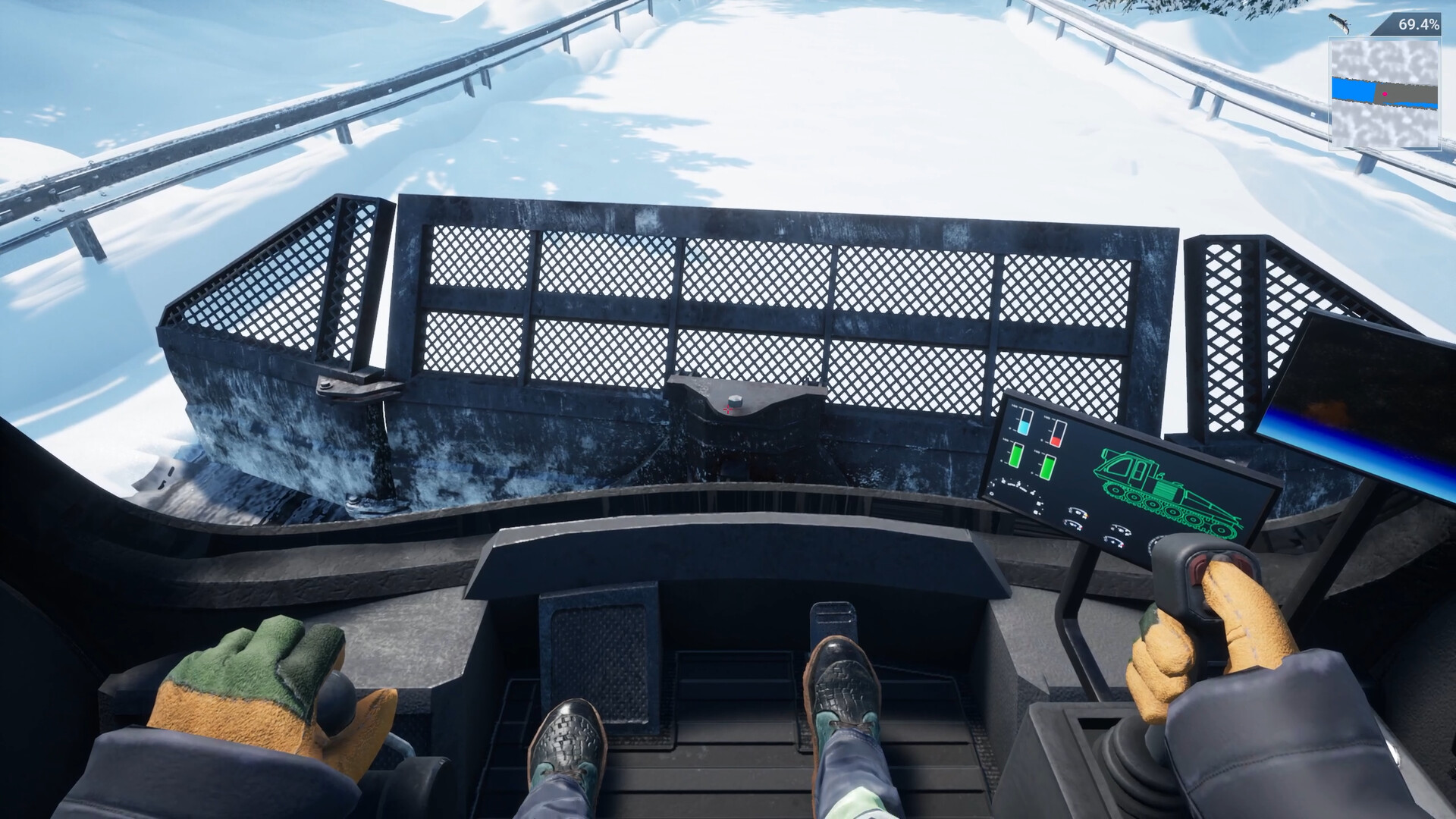 Snow Plowing Simulator - Ski Resort DLC Screenshot Thumbnail 2