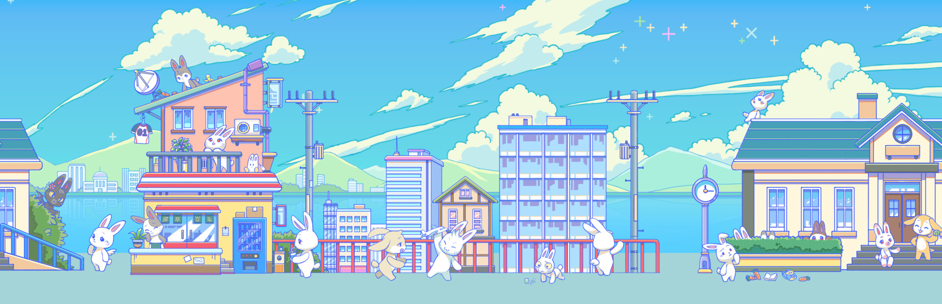 PomoTrain: Rabbit Town