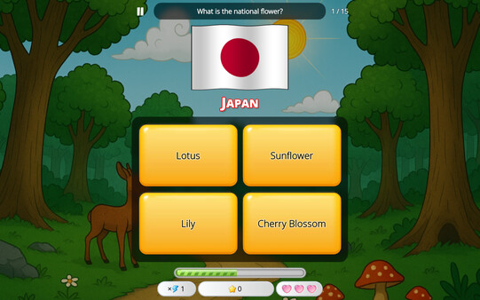 World Capitals Quizzer - Symbols Mode screenshot 1