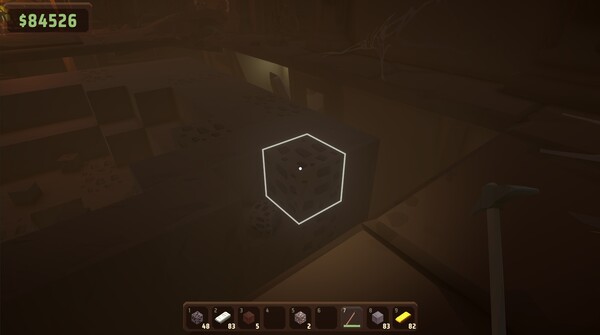 Screenshot of Miner Man gameplay showing in-action mechanics