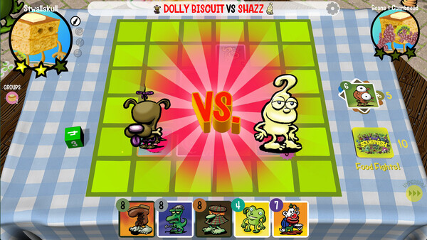 Squirmish: Biscuit Sisters vs. Gravy Brothers 24-Card Booster Set screenshot 2