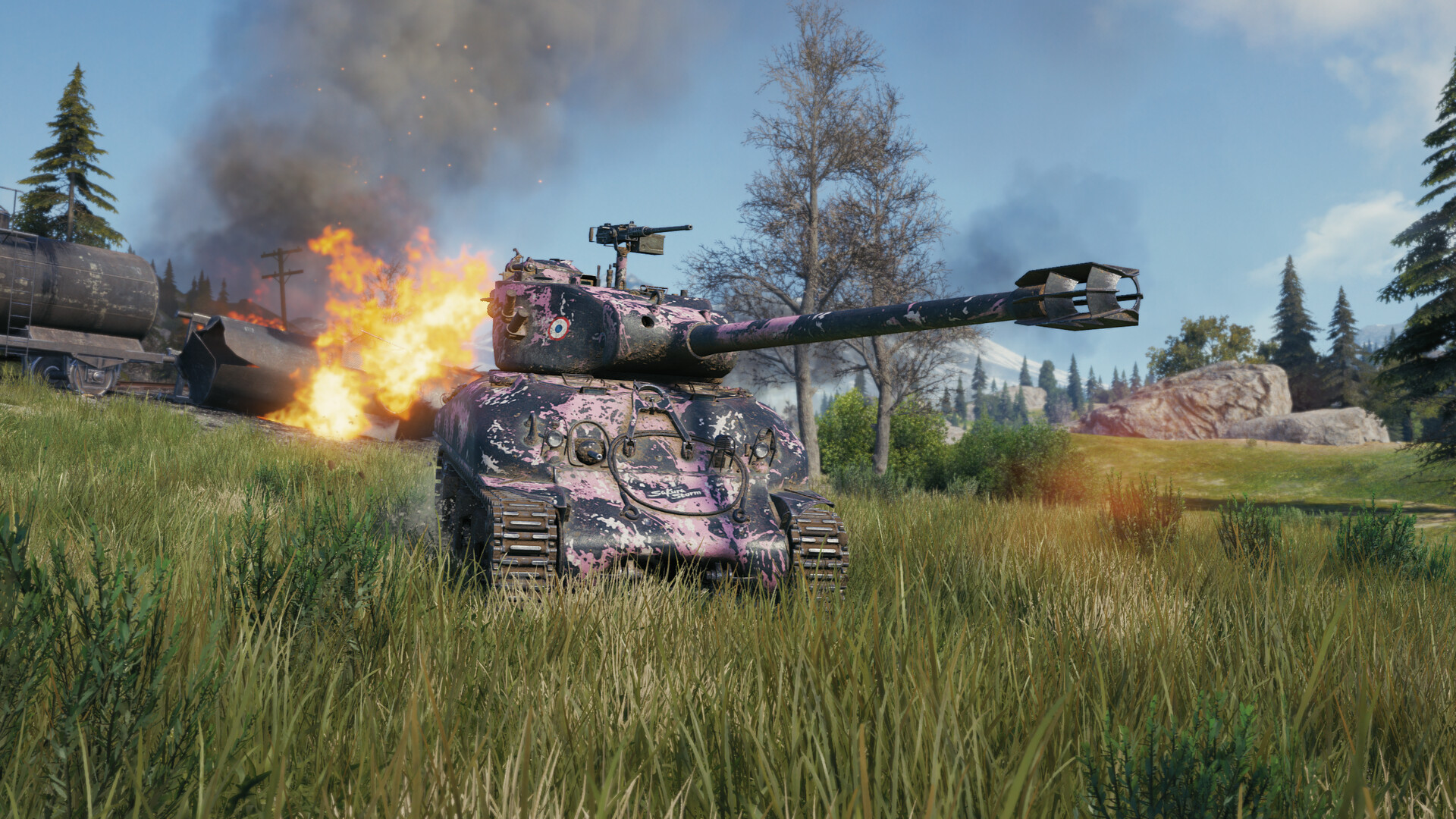 #5. World of Tanks — M4A1 Revalorisé Pack (VIII French Medium Tank) (Steam) By: Wargaming Group Limited