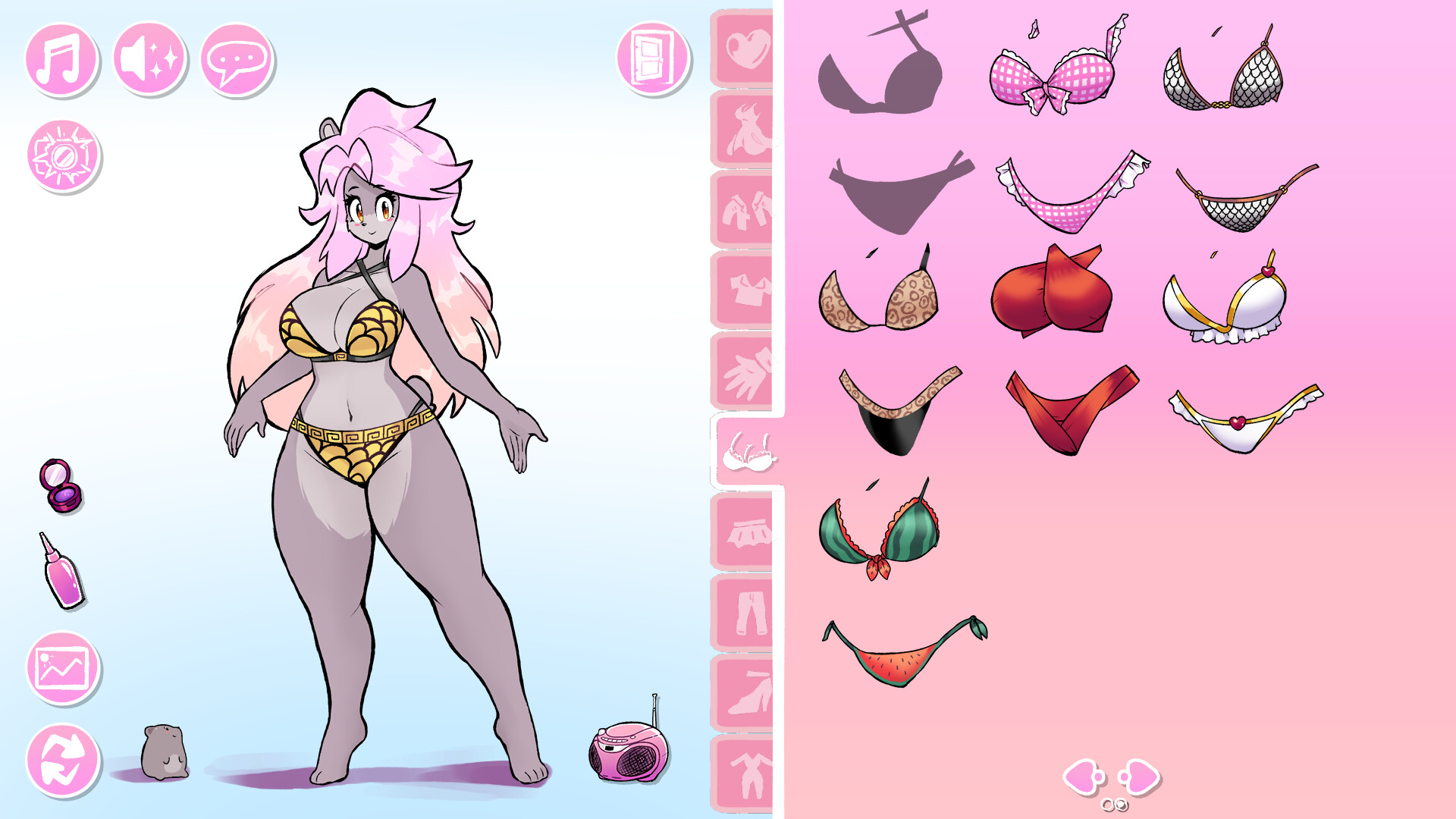 Dress-Up With Helene: Deluxe! - Bikini variety Pack DLC Featured Screenshot #1