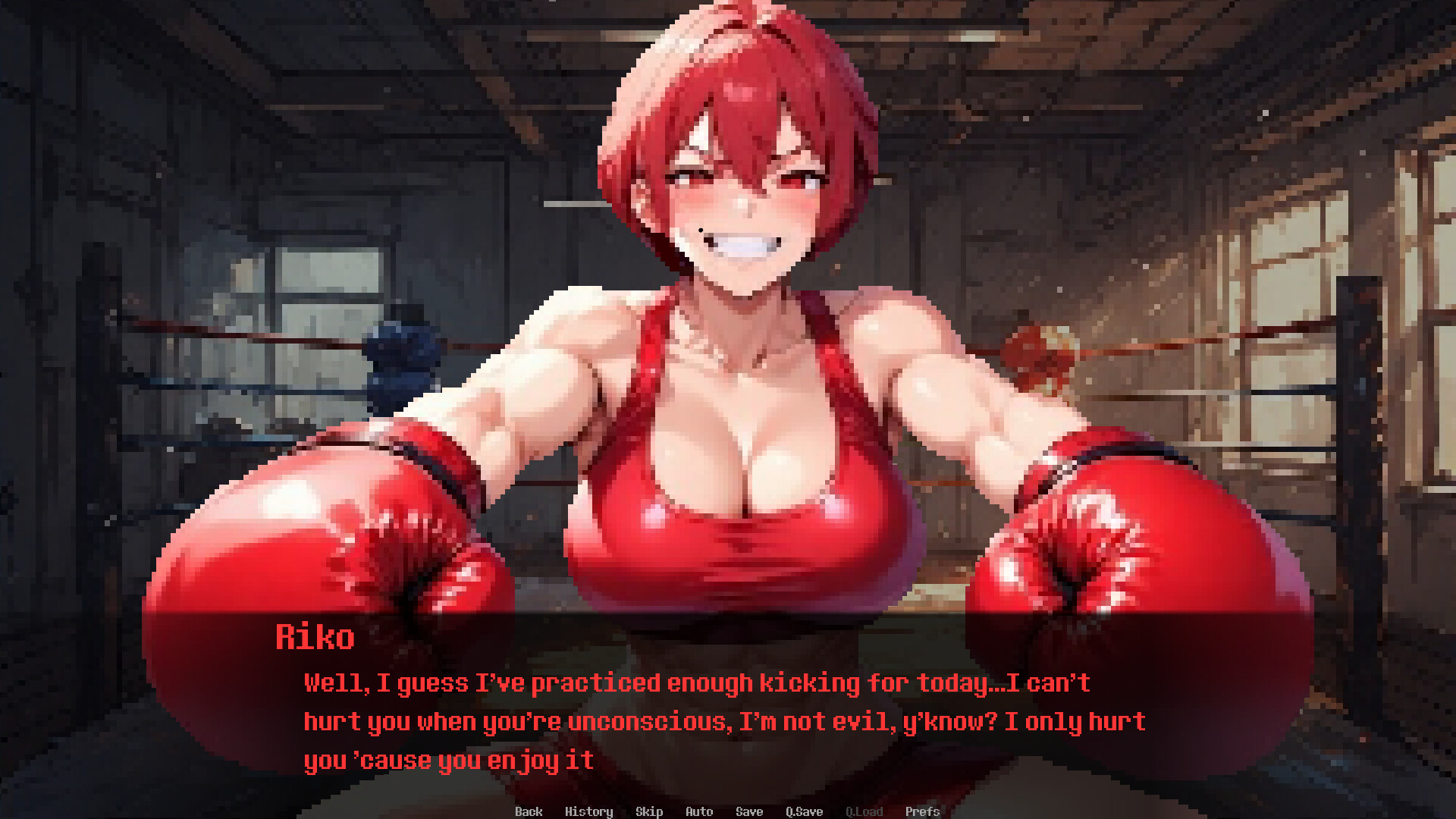 Tomboy BDSM Girlfriend scene