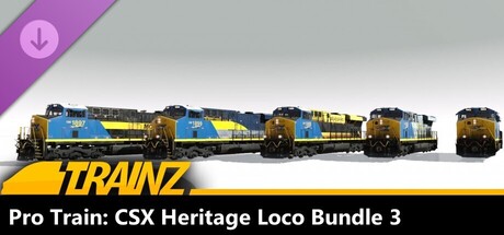 Trainz 2019 DLC - Pro Train: CSX Heritage Loco Bundle 3