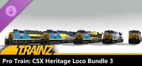 Trainz 2022 DLC - Pro Train: CSX Heritage Loco Bundle 3