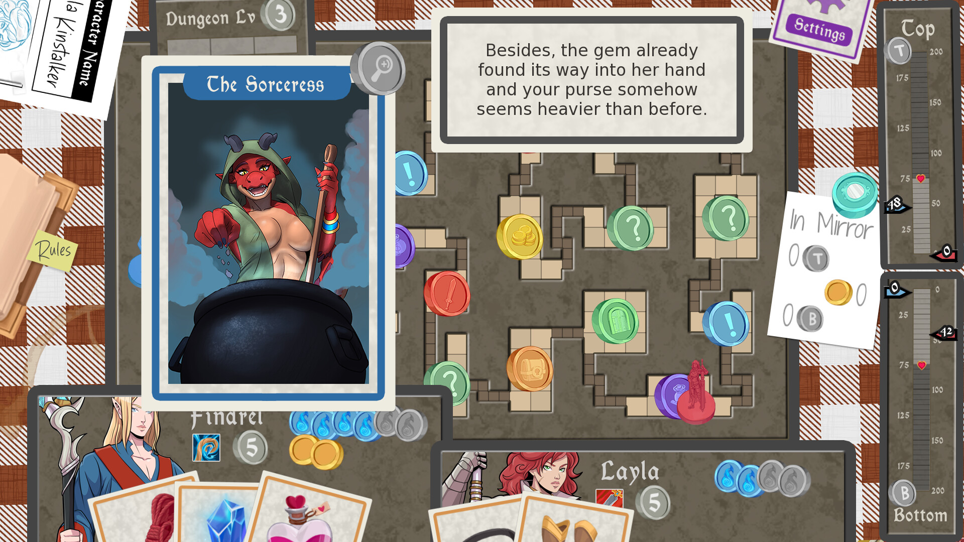 Tabletops & Bottoms scene