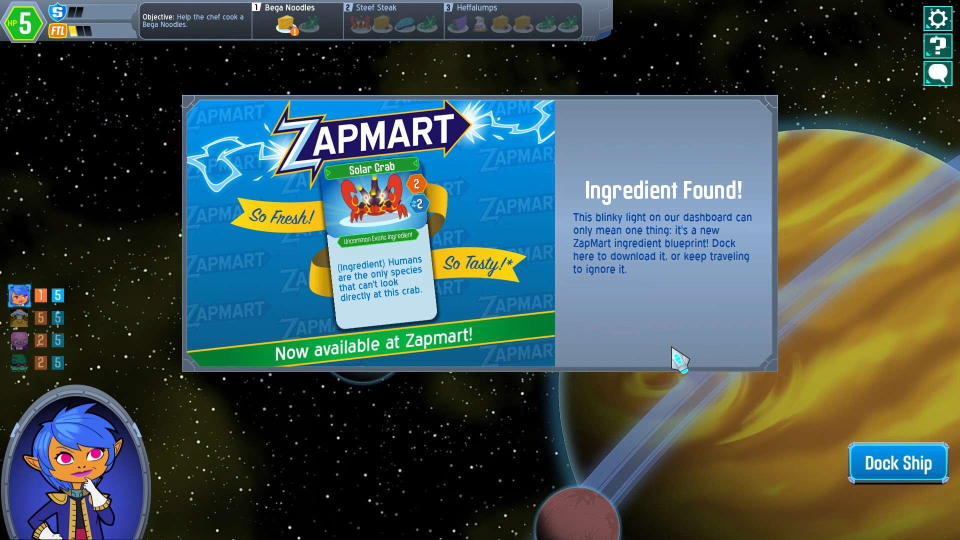 Space Food Truck screenshot #8