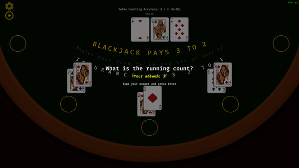 Blackjack Trainer game for windows Pc 1