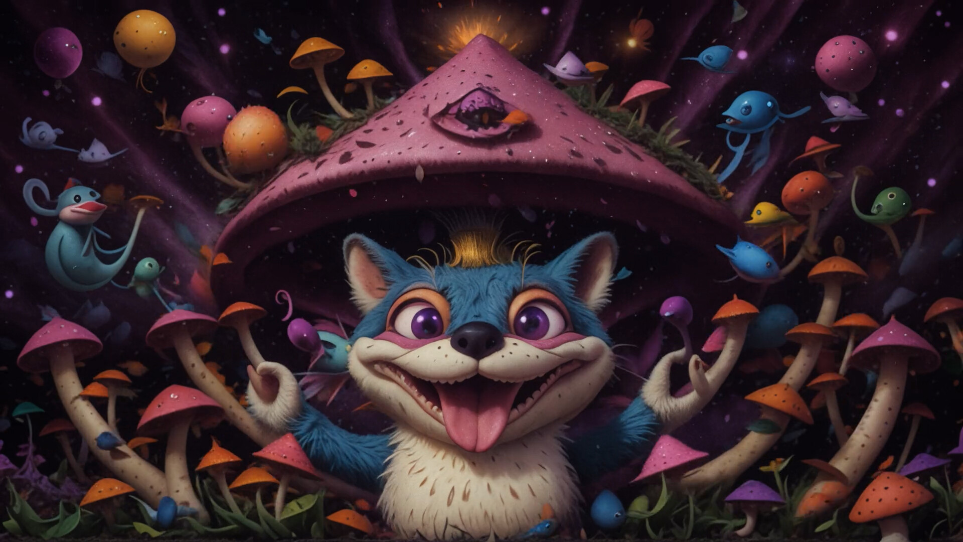 #5. AI-VJ - Psy 2 Visuals (Steam) Podle: Intuition Technology