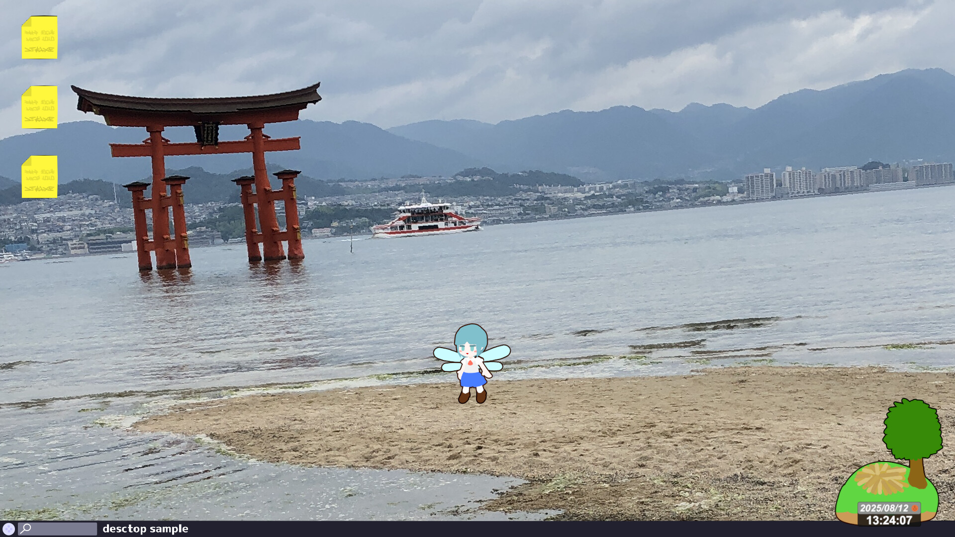 #1. Desktop Mascot ~ Tasmon's Little Island Demo (Steam) By: Rusimitu Games